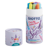 Giotto Rotulador Turbo Soft Brush Candy Collection 12 Uds | Giotto | Pack 1 Unidades